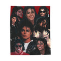 Michael Throw Blanket, MJ Plush Throw Blanket