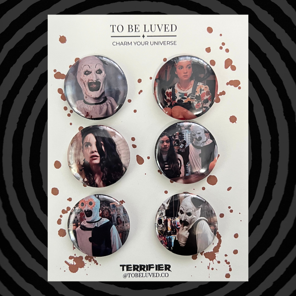 To Be Spooky Button Pins (6 Pcs) - 1.25Inch