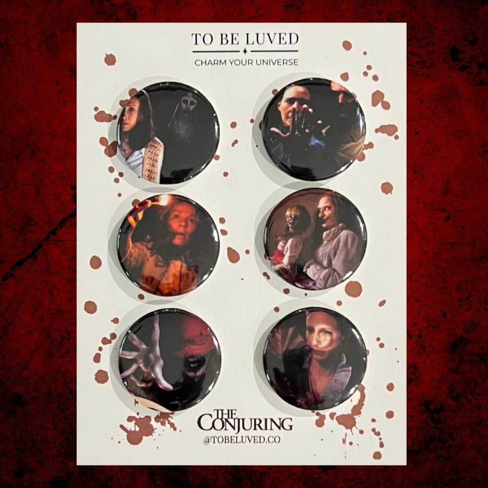 To Be Spooky Button Pins (6 Pcs) - 32mm/1.25Inch